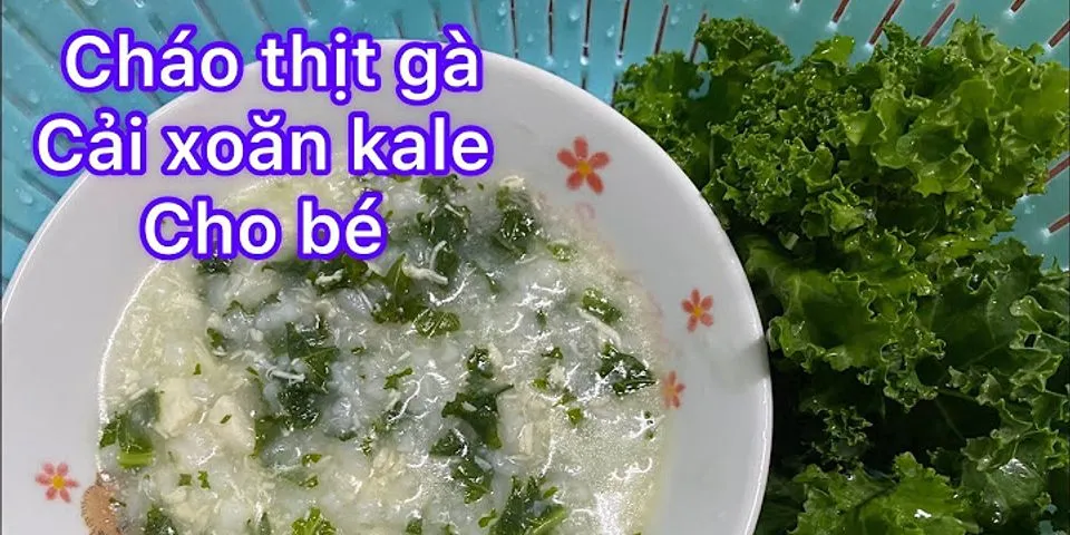 Cách nấu cháo rau cải