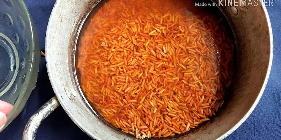 Cách nấu com gạo lứt bằng bếp ga