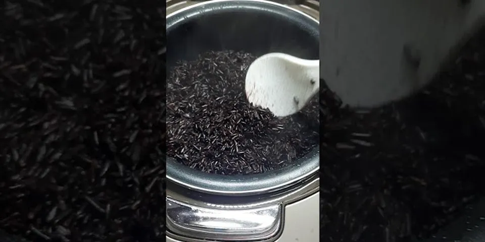 Cách nấu cơm gạo lứt tím than