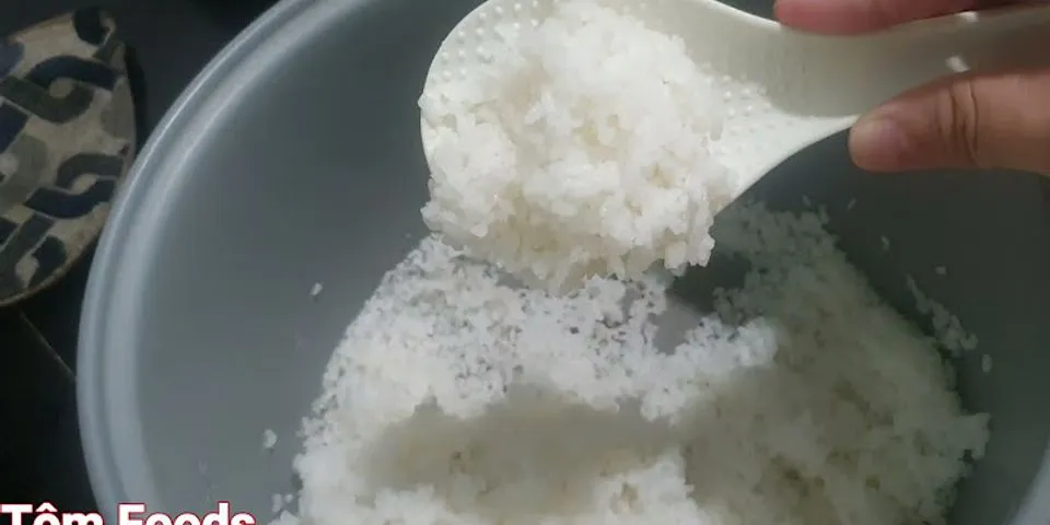 Cách nấu gạo tấm bằng xửng