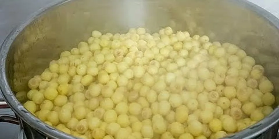 Cách nấu hạt sen tươi nhanh mềm