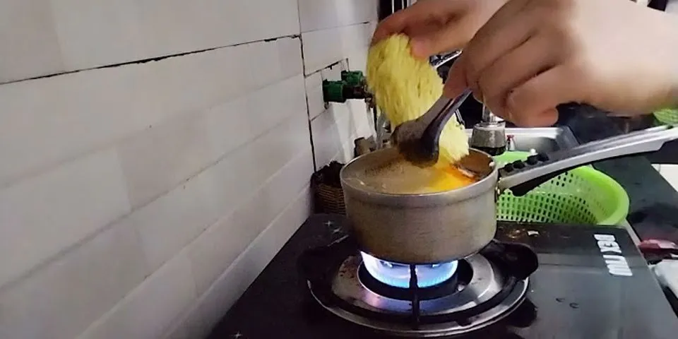 Cách nấu mì tôm với tôm