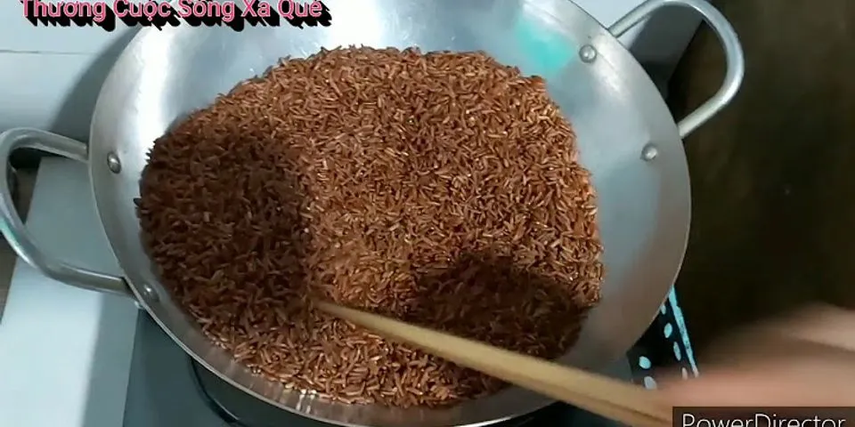 Cách nấu nước gạo lứt rang