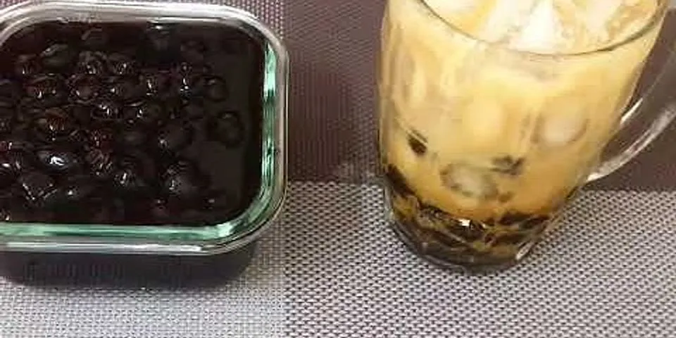 Cách nấu trà sữa trân châu đường đen