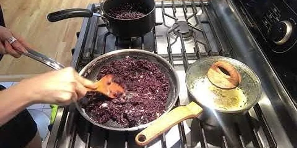 Cách nấu xôi gạo lứt