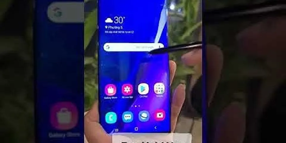 Cách tạo ghi chú trên Samsung
