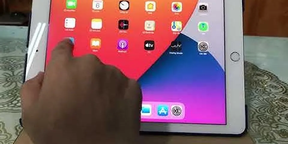 Cách tạo ID Apple trên iPad air 2