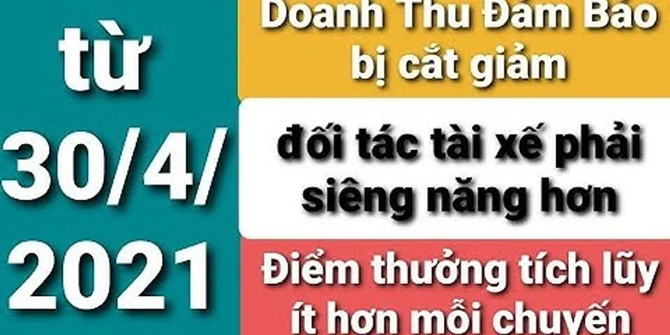 Cách tính điểm thưởng Gojek