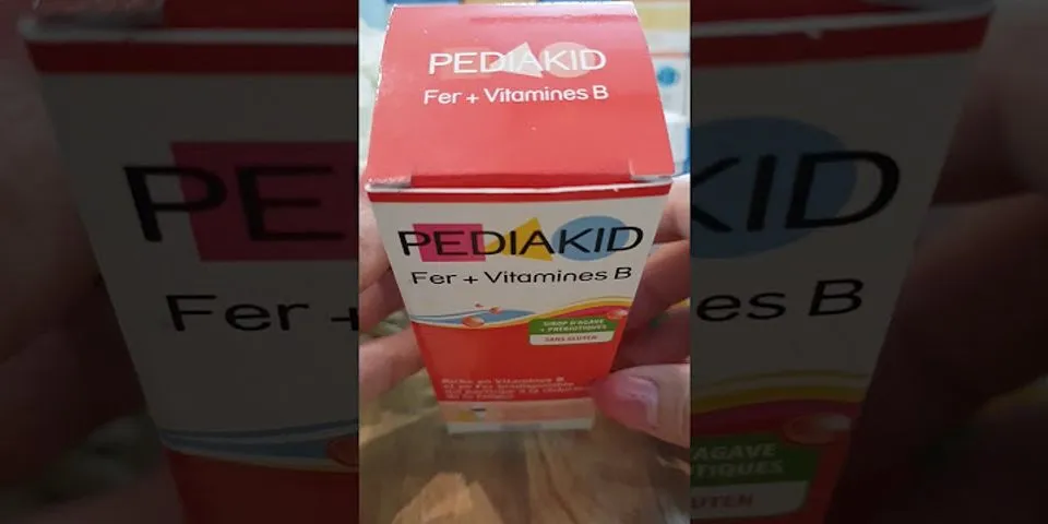 Cách uống Pediakid 22 vitamin