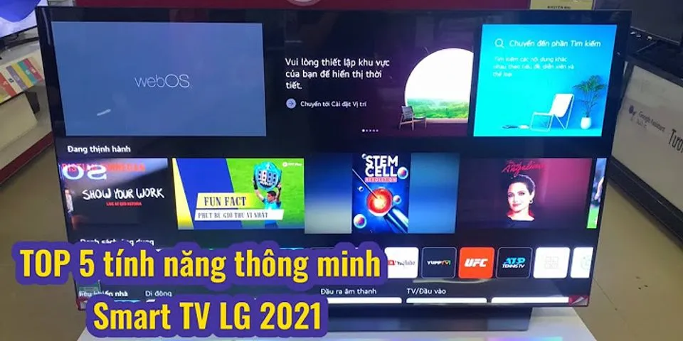 Cách vào trình duyệt web trên tivi LG