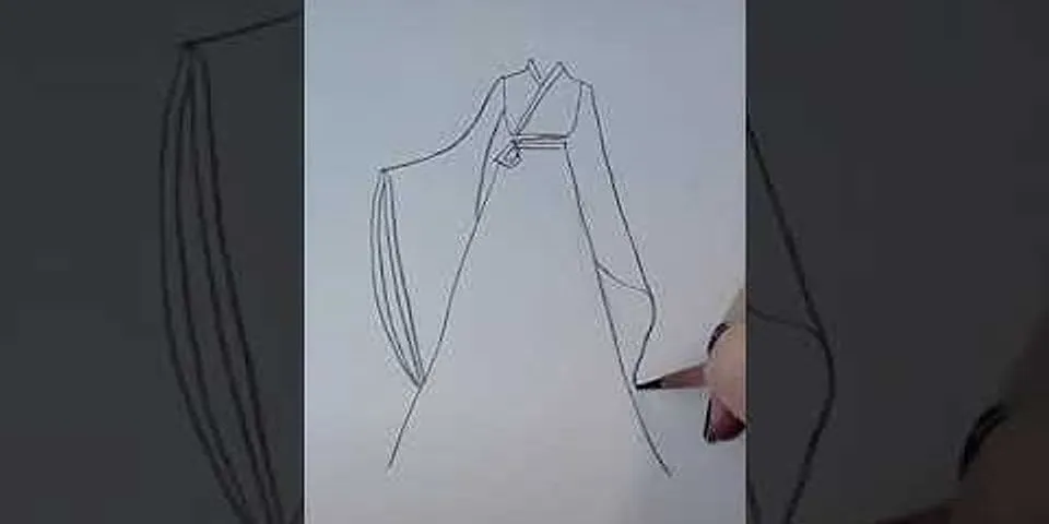 cách vẽ váy cổ trang