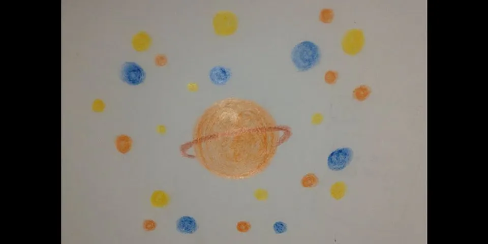 Cách vẽ vũ trụ bằng màu chì