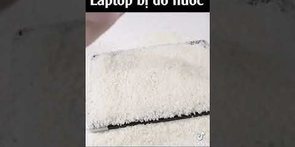Cách xử lý khi nước đổ vào bàn phím laptop