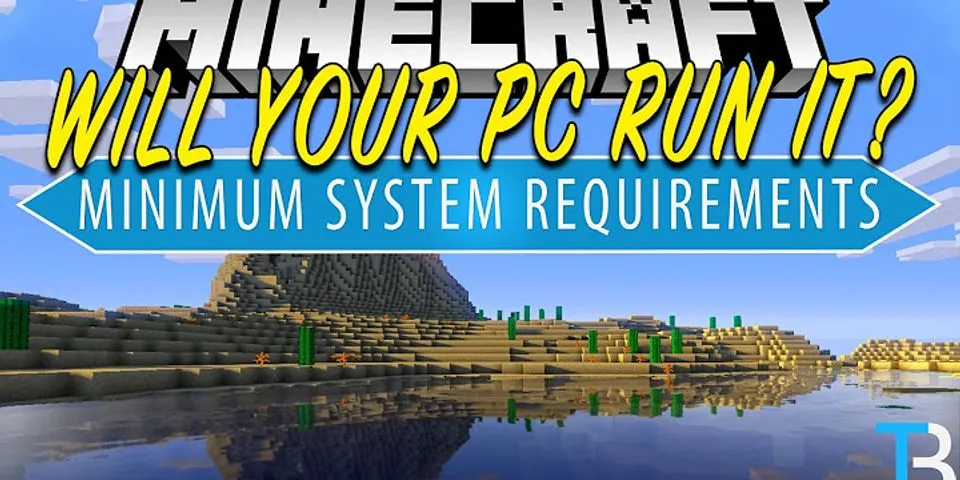 Can any laptop run Minecraft