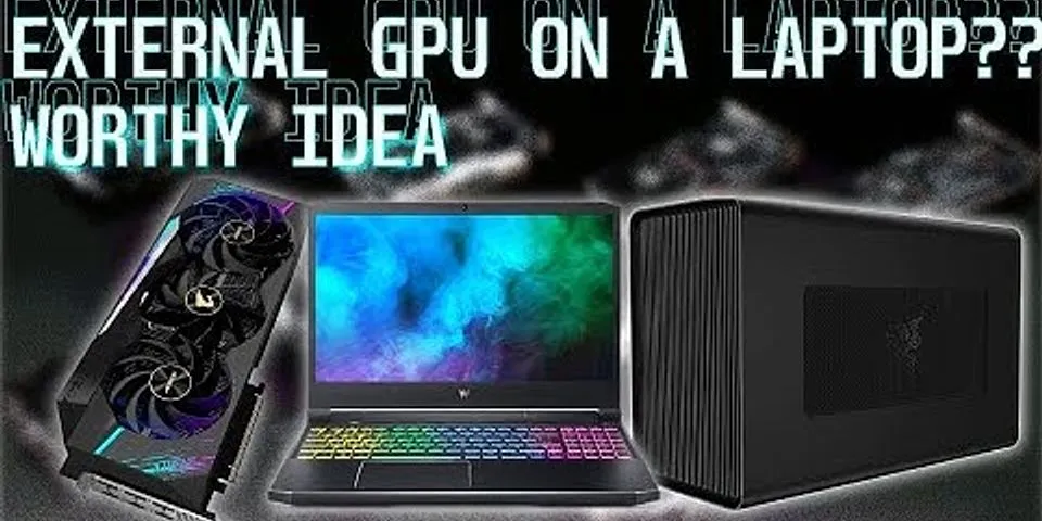 Can you upgrade a laptop GPU