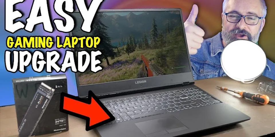 Can you upgrade gaming laptops