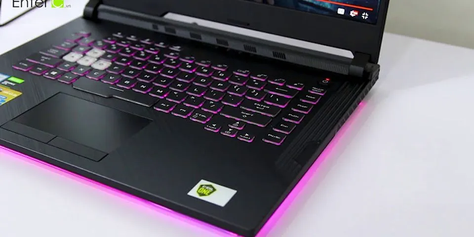 Chỉnh màu đèn bàn phím laptop Asus TUF