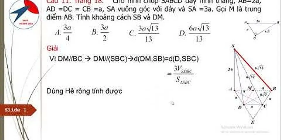 cho hình chóp sabcd có đáy là hình vuông cạnh a sa vuông góc abcd sa a