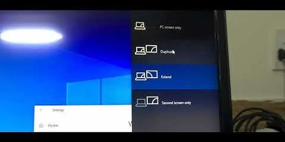 Chuyển màn hình laptop sang màn hình ngoài Win XP