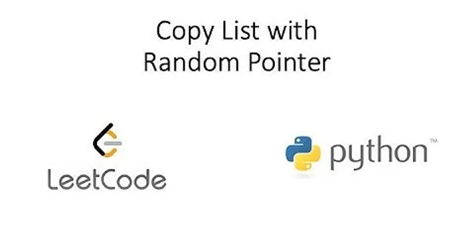 Copy linked list Python
