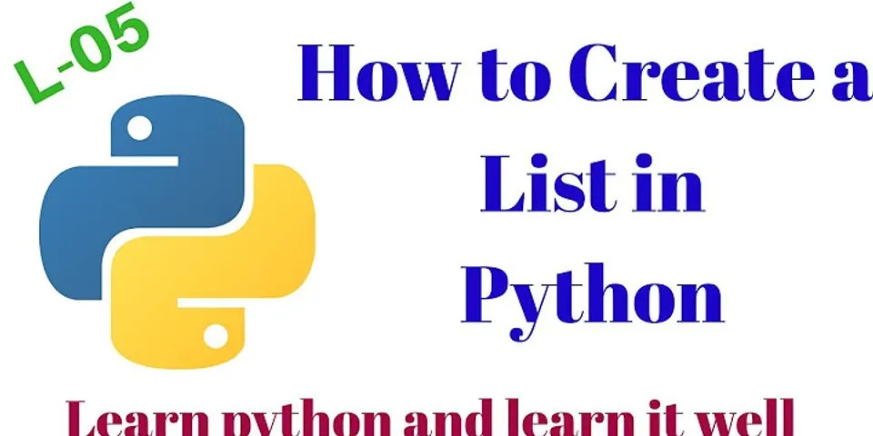 Create n list python