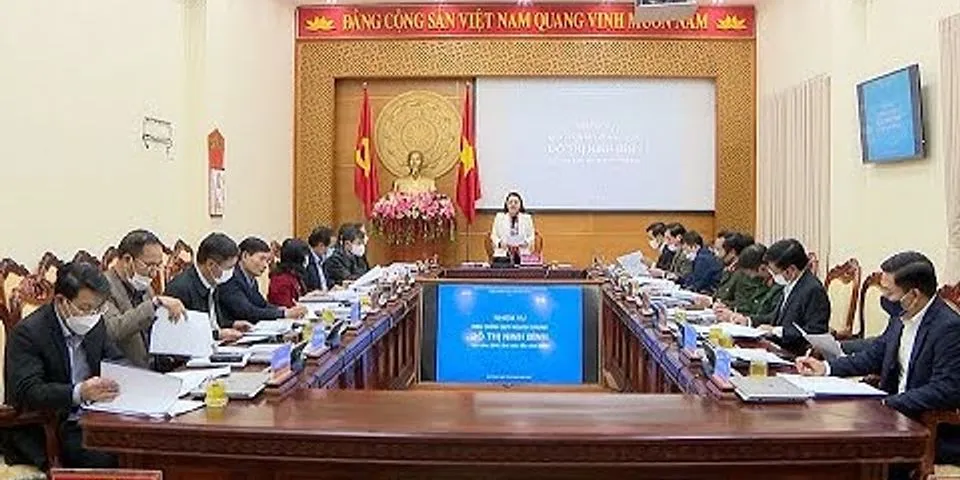 Danh sách Tỉnh ủy viên Ninh Bình