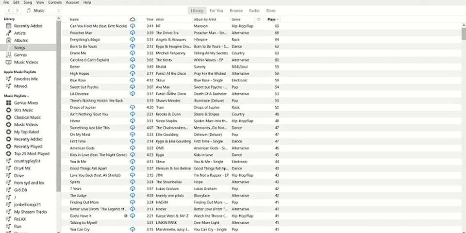 Export Playlist Apple Music