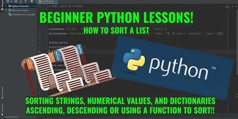 Filter and sort a list Python