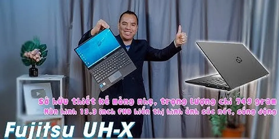 Fujitsu Laptop 2022