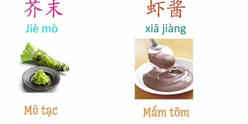 Gia vị đường tiếng Trung là gì