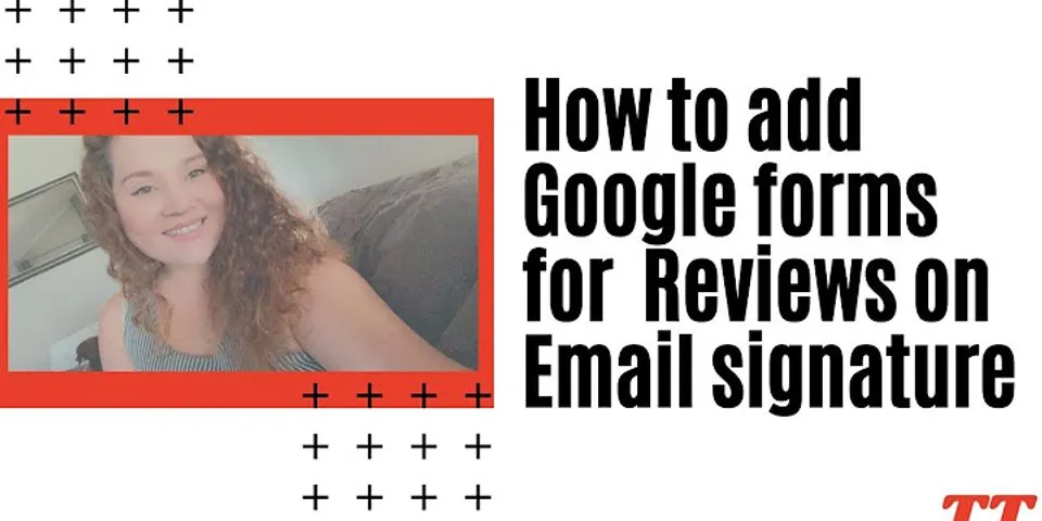 Google review email signature