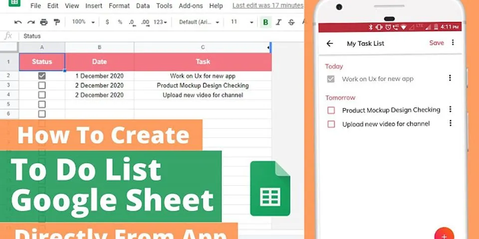 google sheets to-do list template free