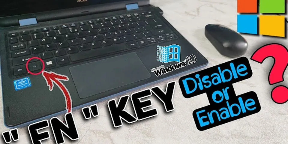 How to enable Fn key on Dell laptop Windows 10