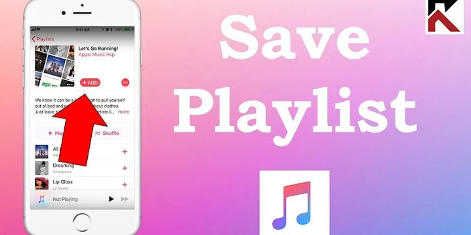 How to save someones playlist on Apple Music