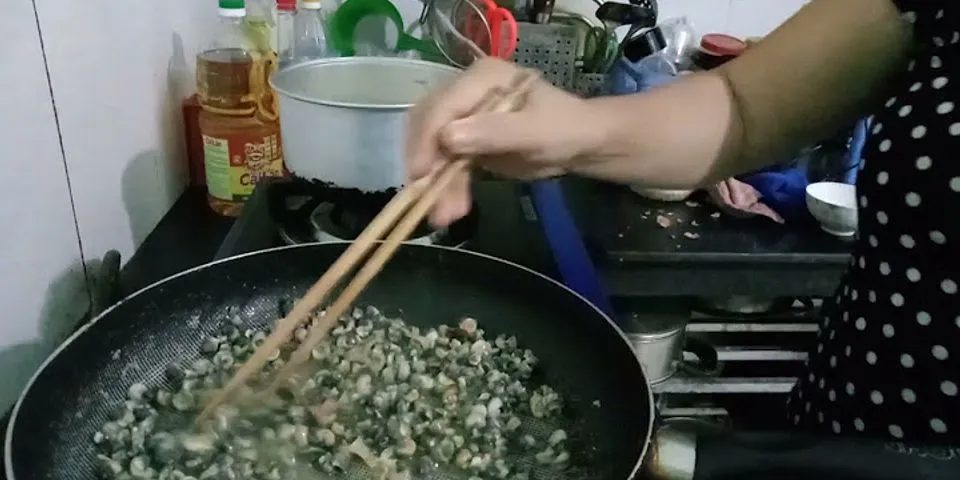 Hương dẫn cách nấu cháo trai