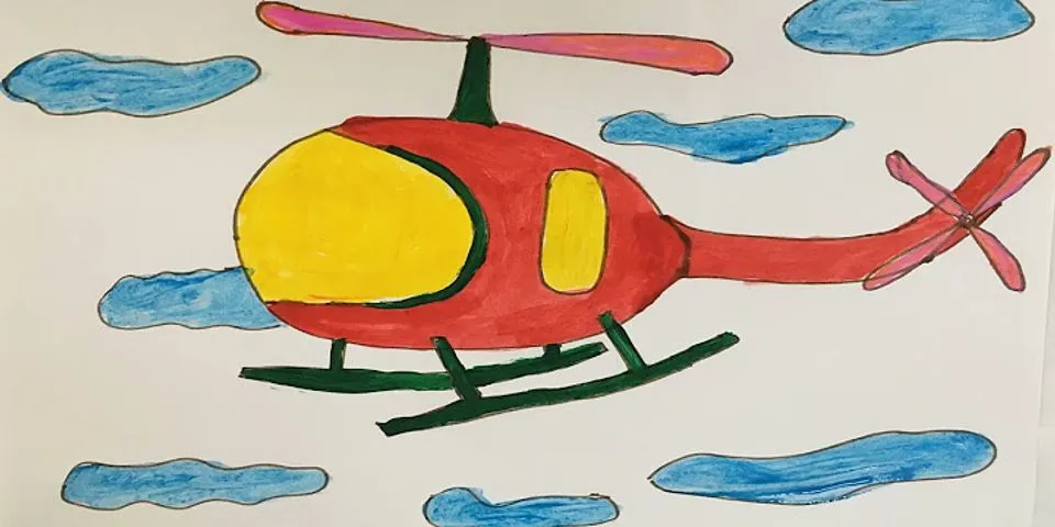cách vẽ trực thăng