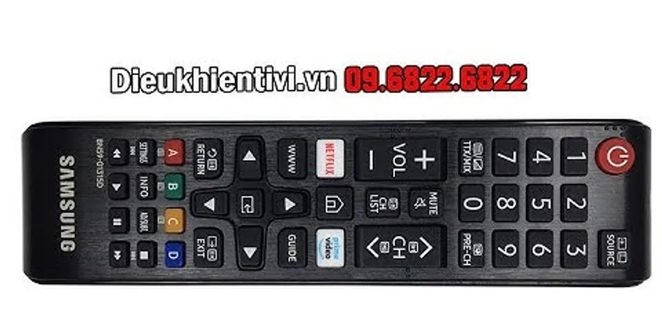 Hướng dẫn sử dụng remote tivi Samsung 2020