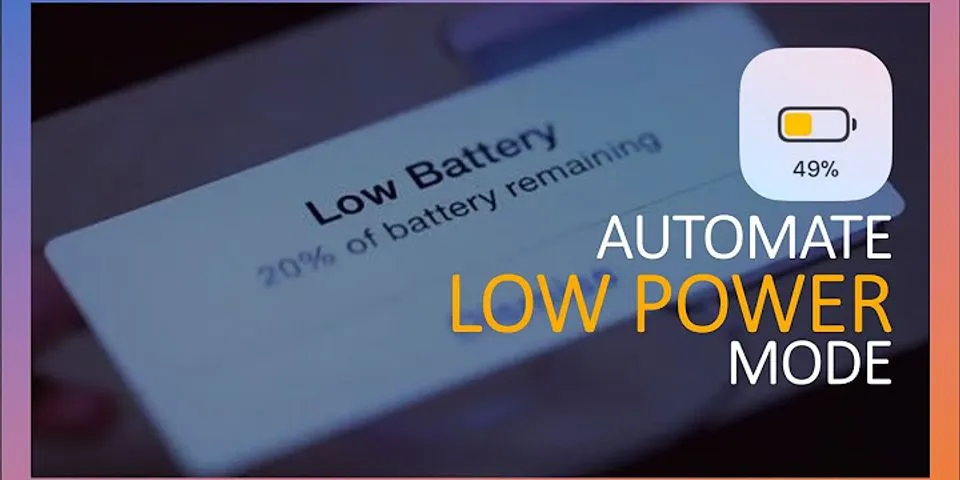 iOS low power mode video autoplay