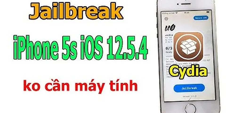 Jailbreak iOS 13.6 không cần máy tính