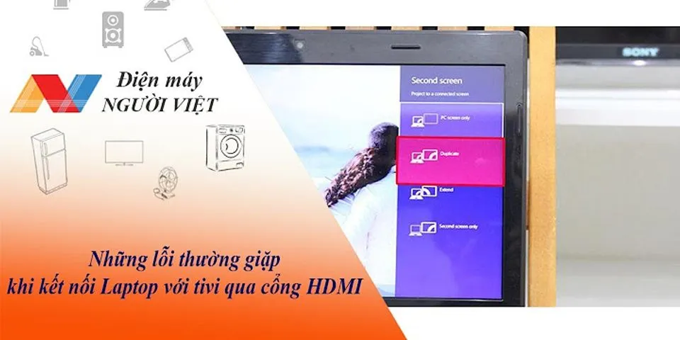 Kết nối laptop với tivi Samsung qua HDMI