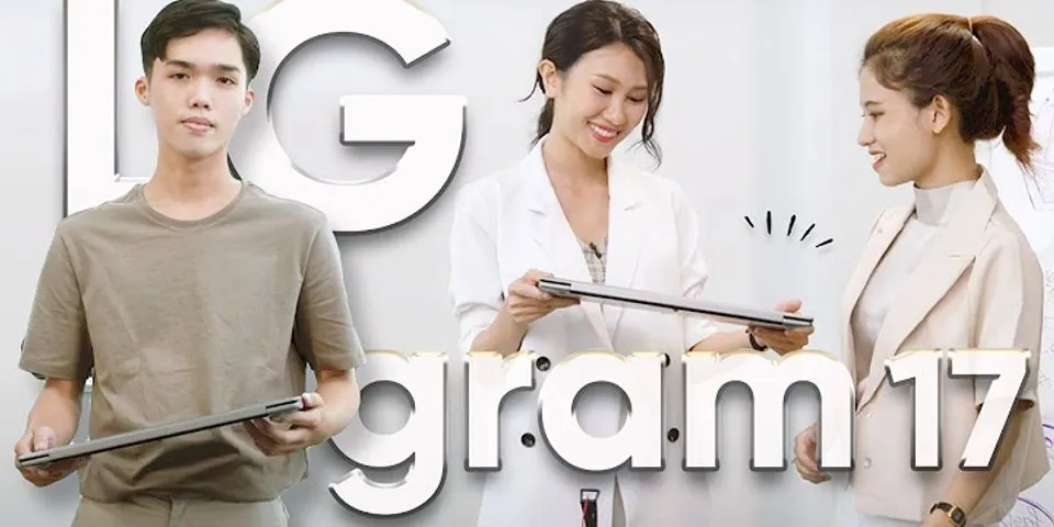 LG gram 17-inch laptop
