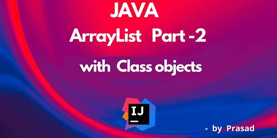 Method of ArrayList in Java