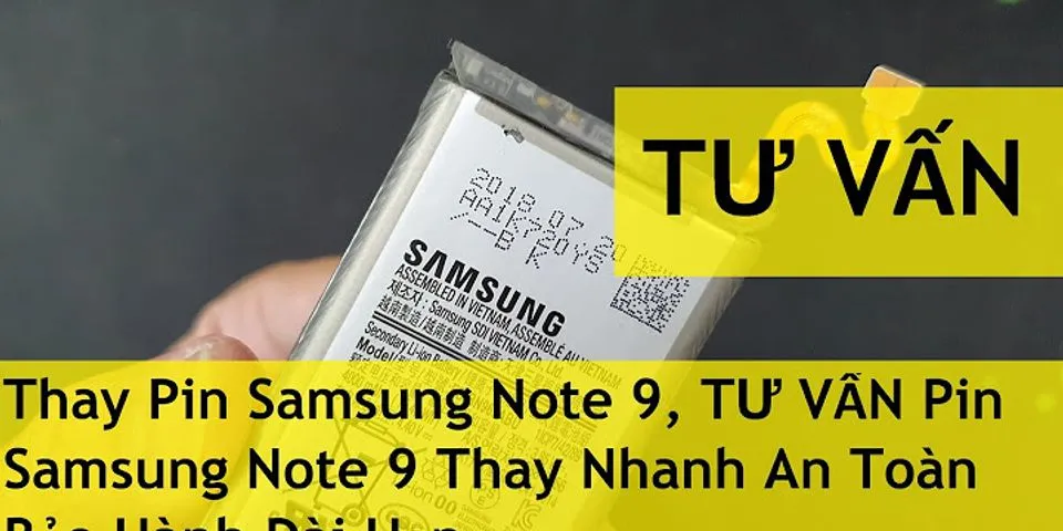 Pin Samsung Note 9 giá bao nhiêu