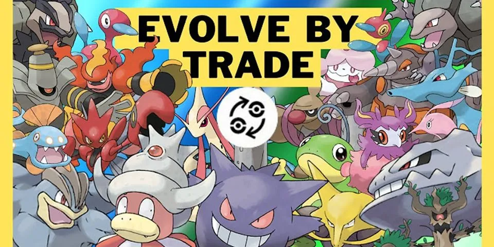 Pokémon trade evolution