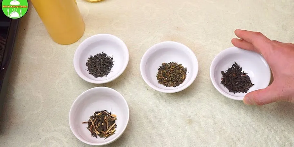 Review các loại trà pha trà sữa