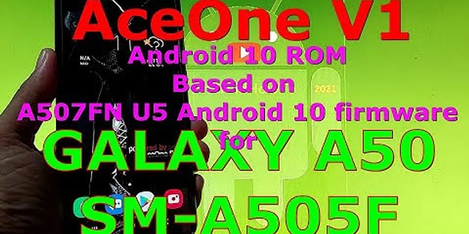 ROM Samsung A50 Android 10