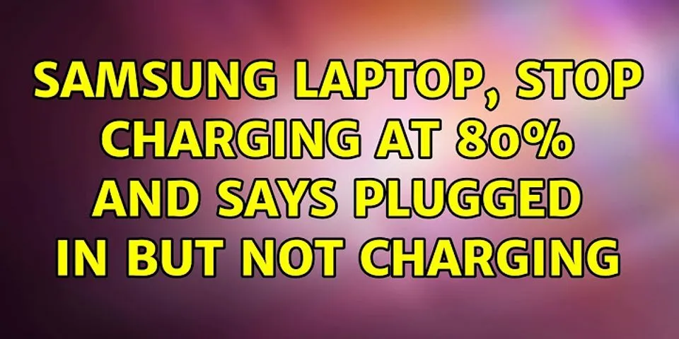 Samsung stop charging at 80