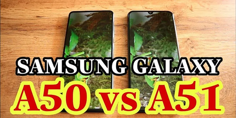 So sánh Samsung A50s và A51