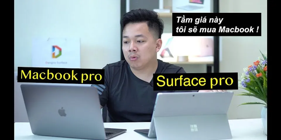 So sánh Surface Pro 7 và MacBook Air