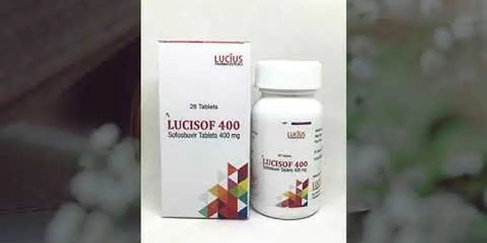Sofosbuvir and velpatasvir tablets 400mg/100mg giá bao nhiêu